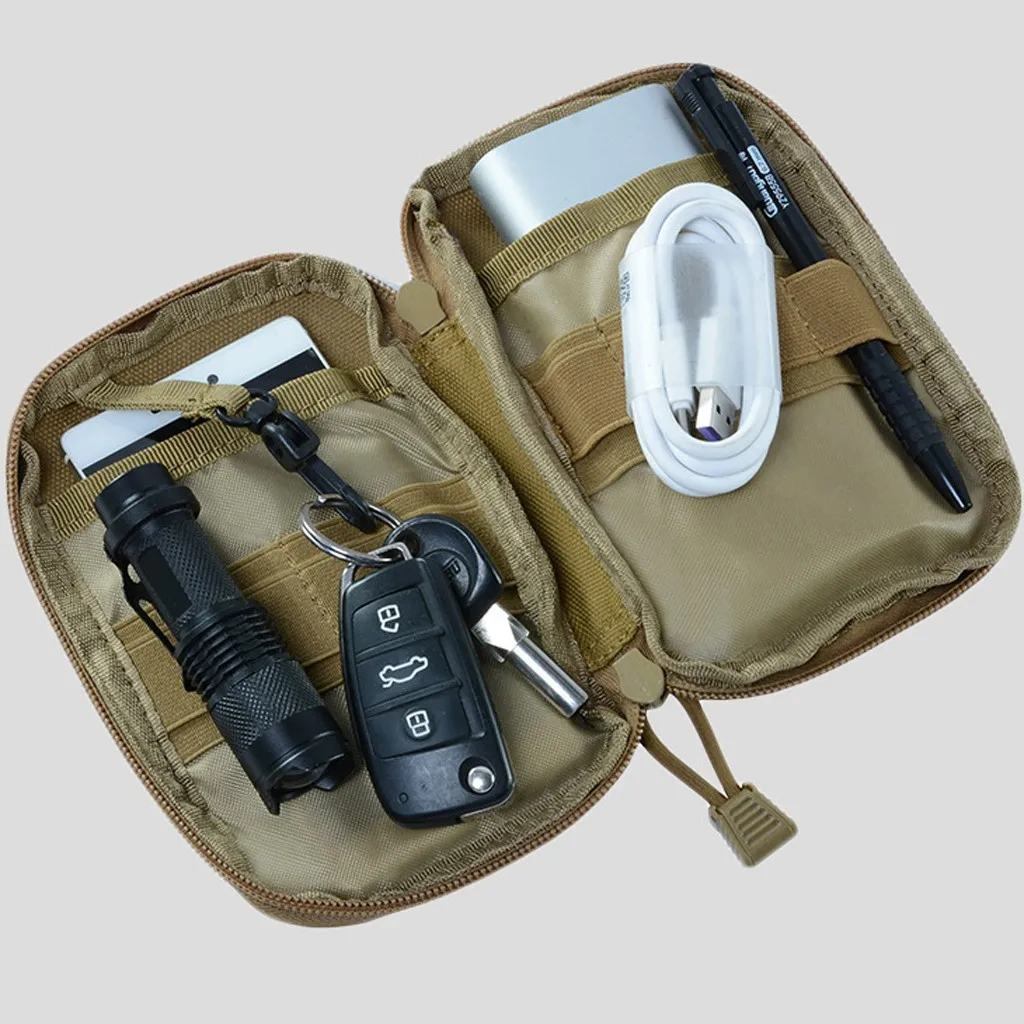 

Oxford Tactical Bag Outdoor Military Multi-Function Waist Fanny Pack Phone Key Mini Tools Waterproof Airsoft Sport Hunting Pouch
