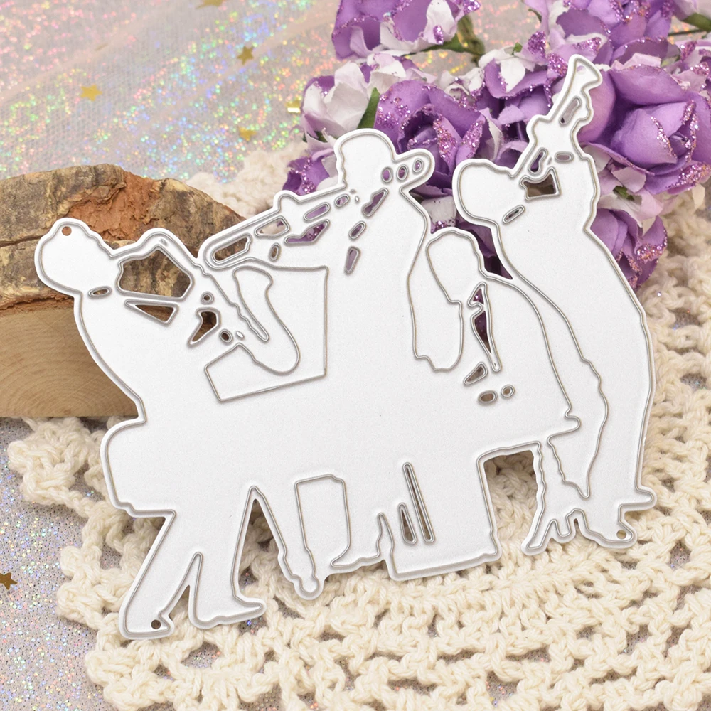 

Music Concert Metal Cutting Dies Musician Die Cuts For Scrapbooking Card Album Craft Making Paper Embossing Template