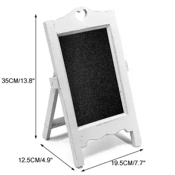 

Wooden Vintage Chalk Board Blackboard Signs Memo Message Board Wedding Kitchen Notes