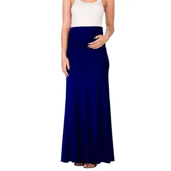 

Womens Skirt Party Summer High Waist Clothing Solid Color Stylish Maternity Fashion Casual