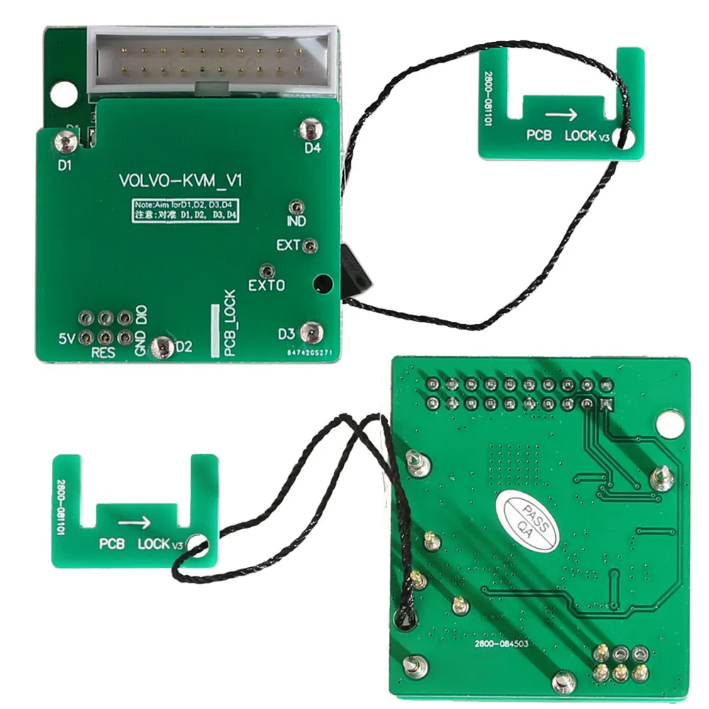 

Yanhua Mini ACDP Module12 Volvo дополнительпосылка, включая интерфейс CEM2 V1 и VOLVO KVM V1 плата/двойной CAN адаптер и VOLVO C