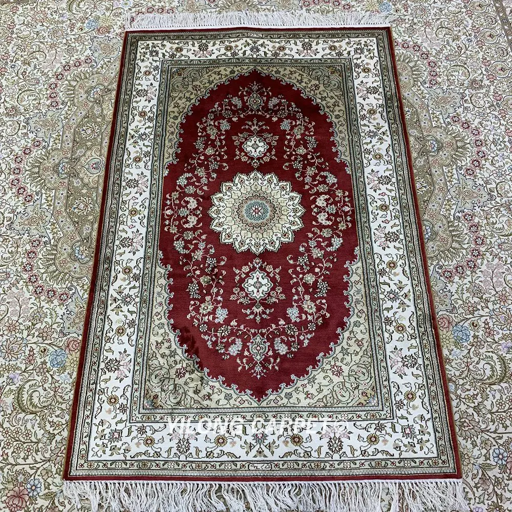Yilong 2,5 'x4' турецкий Шелковый ковер роскошный Восточный ковер ручной работы(HF177B