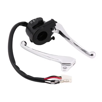 

high quality Aftermarket Black Plastic Brake Lever + Hand Grip + Throttle Cable Full Kit designed for YAMAHA PW50 dirt bike