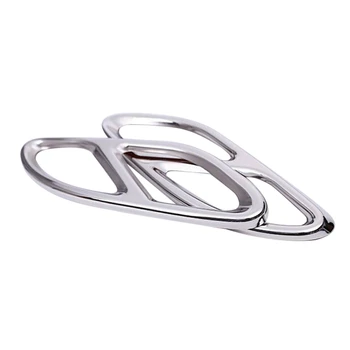 

Exhaust Pipe Tips Cover for W213 W205 Coupe W246 W216 GLC GLE GLS CLA (15-19) Silver