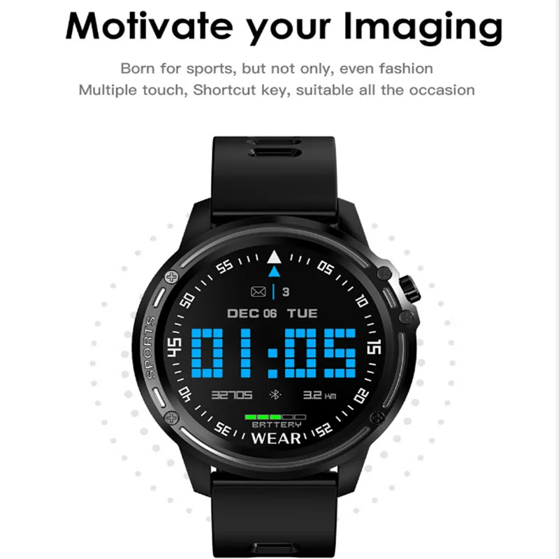 Android IOS Smartwatch Shenzhen полностью умные часы с сенсорным экраном L8 smartwatch ip68