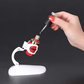 

Acrylic Nail Varnish Clip Grip Manicure Adjustable Supportive Tilt Nail Polish Free Display Stand Tool Hand Polish Holder B U1E5