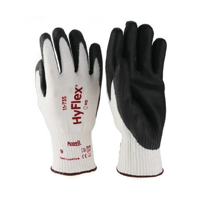 Ansell Hyflex 11-735 컷 5 저항 PU 손바닥 코팅 장갑, 인터셉트, 144 쌍™실 안감 AA007