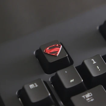

Zinc Aluminium Alloy Metal Stereoscopic Relief Mechanical Keyboard Key Cap Keycap for Superman R4 Height