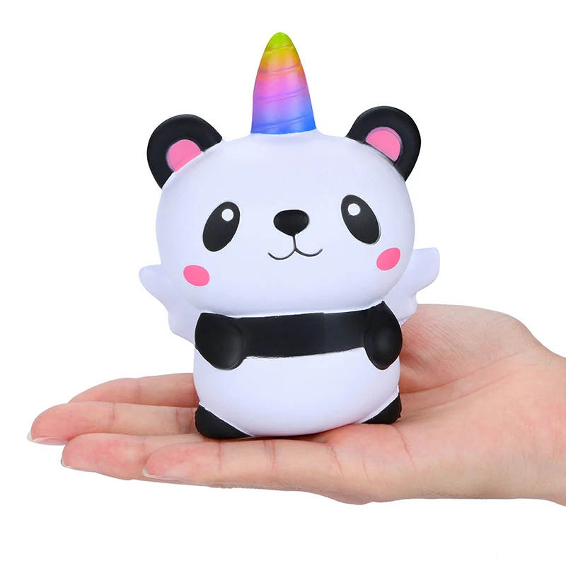 Squishies Kawaii мультфильм панда Ангел сжимаемые мягкие медленно восстанавливающие