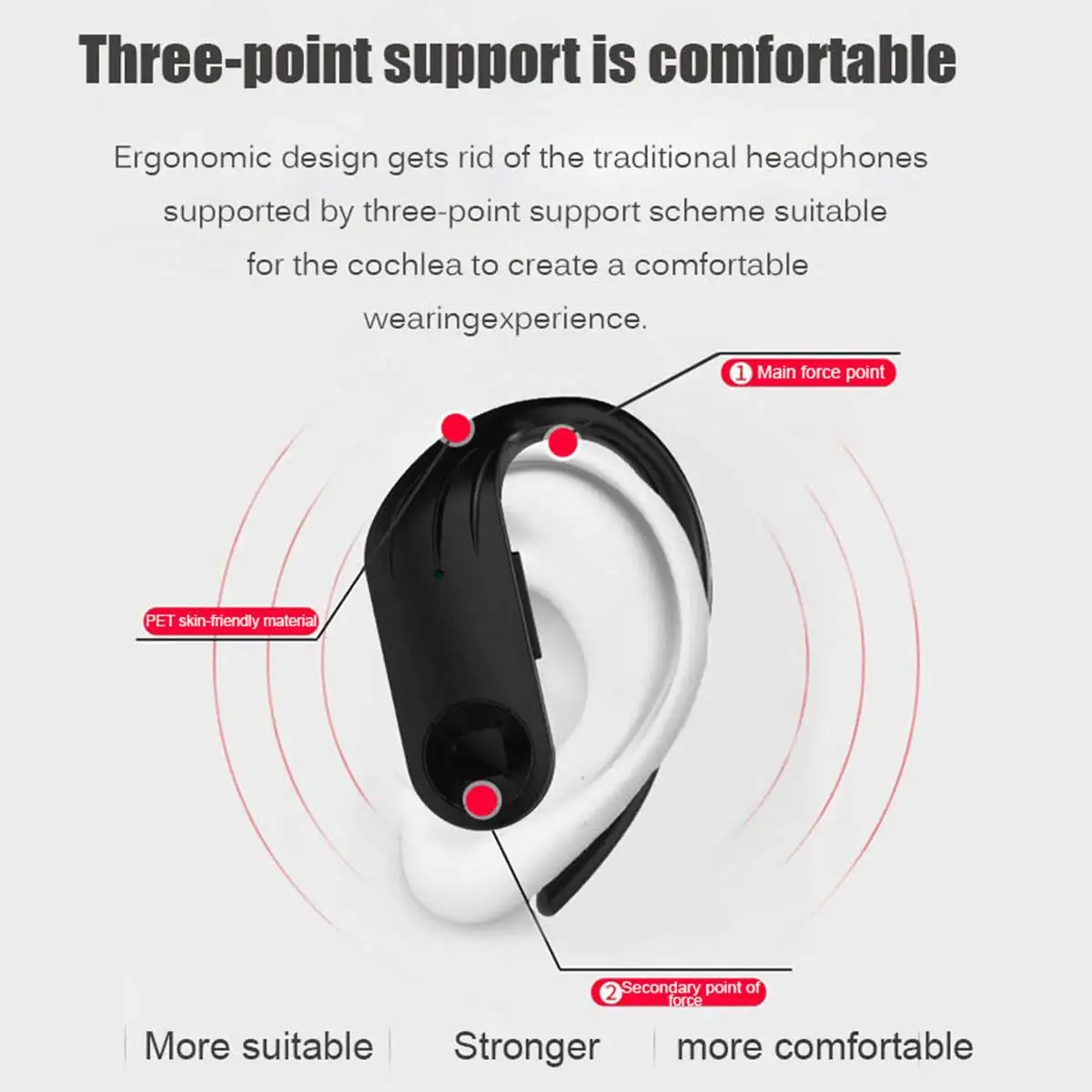 Стерео bluetooth наушники светодиодный дисплей Цифровая сенсорная беспроводная гарнитура с зарядным устройством CVC8.0 Автоматическое Сопряжение с шумоподавлением