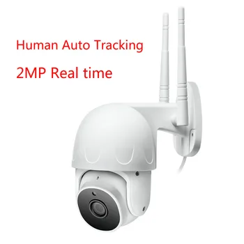 

1080P FHD Human Auto tracking wireless IP PTZ Cameras P2P two way audio cloud storage 2MP HD WIFI IP Camera