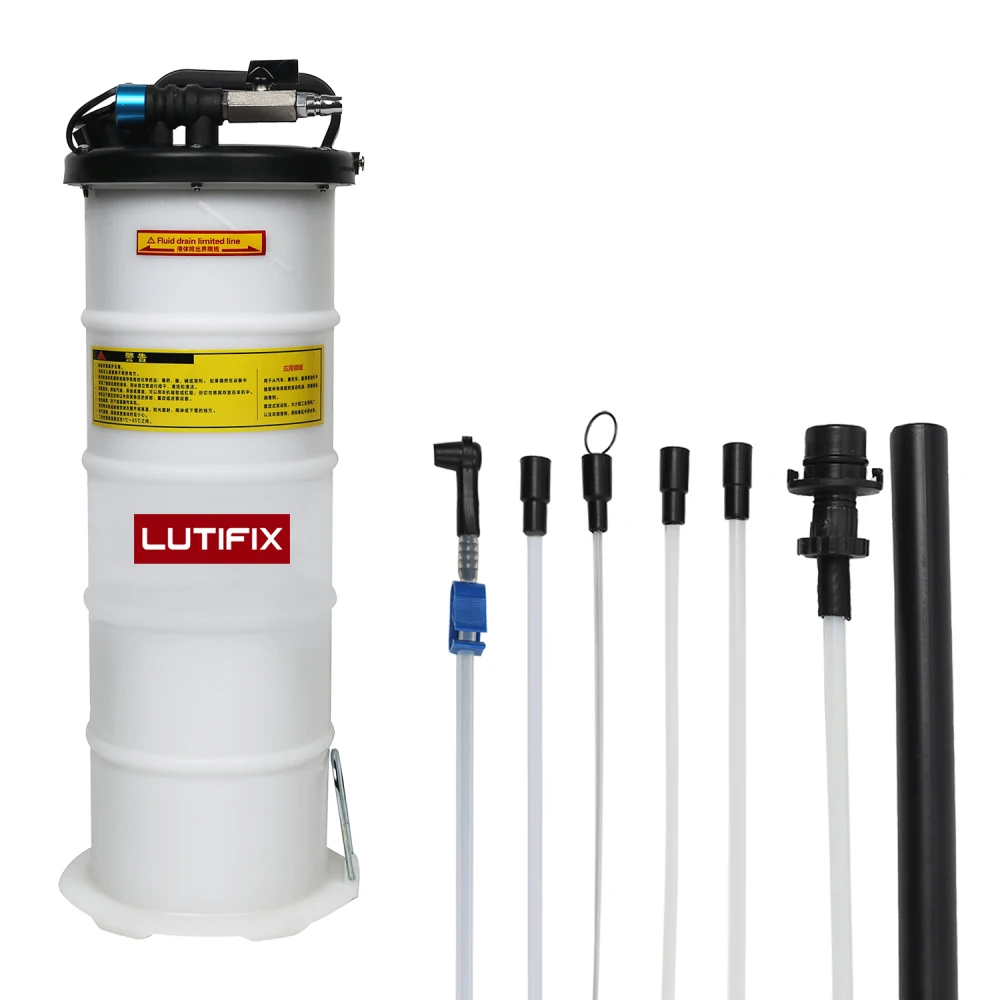 Lutifix 6.5l Engine Oil Changer Vacuum Transmission Fluid Extractor Pneumatic Fluid Evacuator