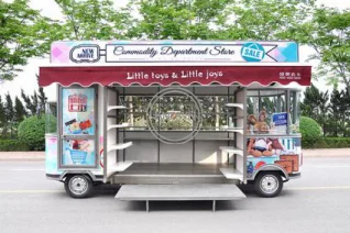 Низкая цена 5 м длинный электрический грузовик для пищевых продуктов индивидуальный киоск еды hotdog трехколесная тележка для еды многофункциональная машина для еды