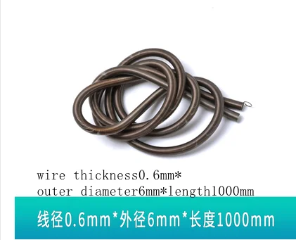 1pcs Spring wire thickness 0.4-0.6mm long 1000mm with hook spring flexible steel spring