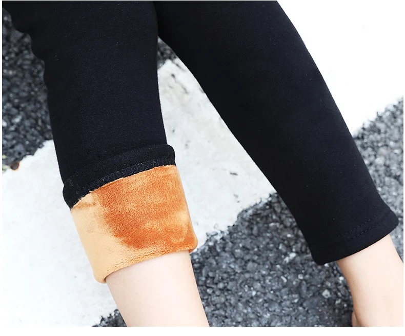 4-13Y New Winter Toddler Fall Girls Print Striped Warm Leggings Skinny Pants Cotton Kids Children's fitness Baby Trousers Sport