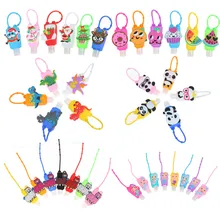 30 мл силиконовый миниатюрный антисептик для рук одноразовый не чистый съемный чехол портативный безопасный гель случайный отправка