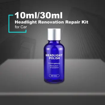 

10ml/30ml Car Headlight Renovation Repair Kit Repair Spray Polishing Coat Repair Car UV Lights Polishing Tool Headlight Cleaning