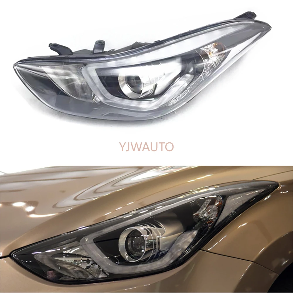

Headlights For Hyundai Elantra 2016 2017 Car Headlamp Assembly Auto Headlamp Whole Car Light Assembly