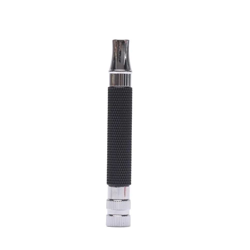 Yaqi Black and Chrome Color Brass Safety Razor Handle