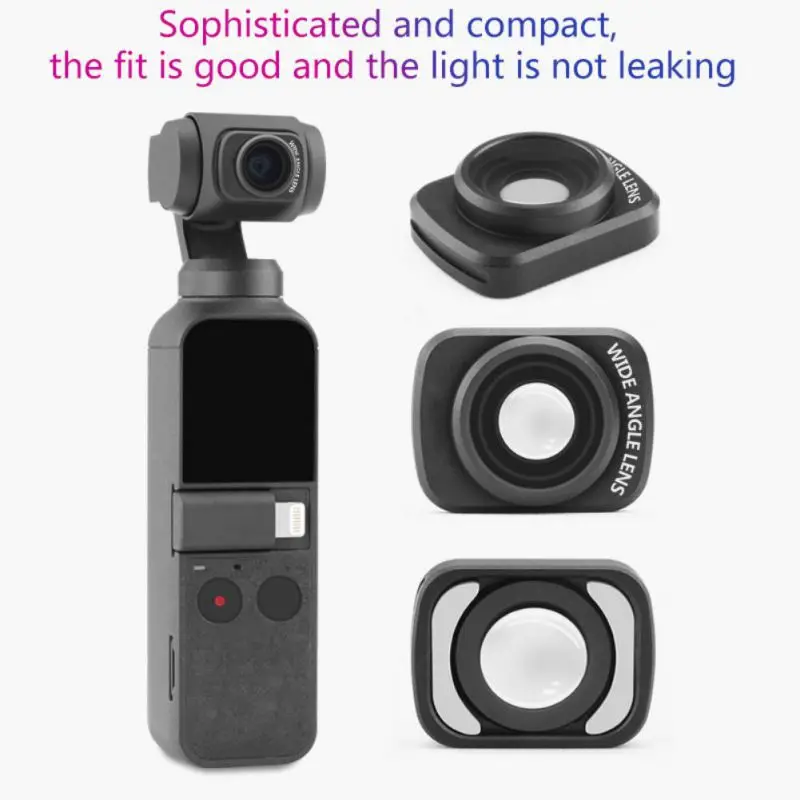 Магнитный карман Широкий формат объектив для камеры DJI Osmo изысканный и компактный Объективы для фотокамер