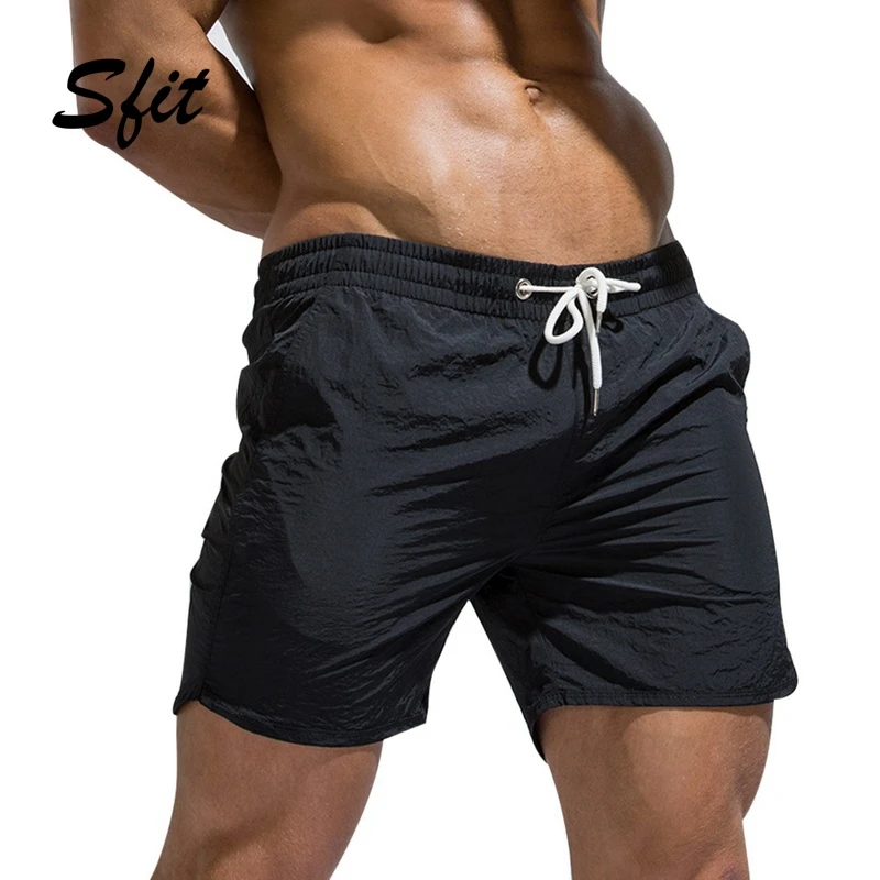 

LOOZYKIT Summer Men's Solid Shorts Loose Casual Shorts Quick Dry Beach Surfing Drawstring Workout Fitness Sports Swim Shorts