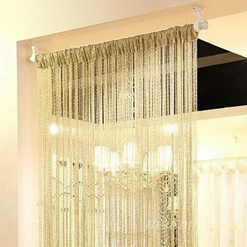 

String Curtains Patio Net Fringe for Door Fly Screen Windows Divider Cut To Size Solid Door Curtains For Living Room Home Decor