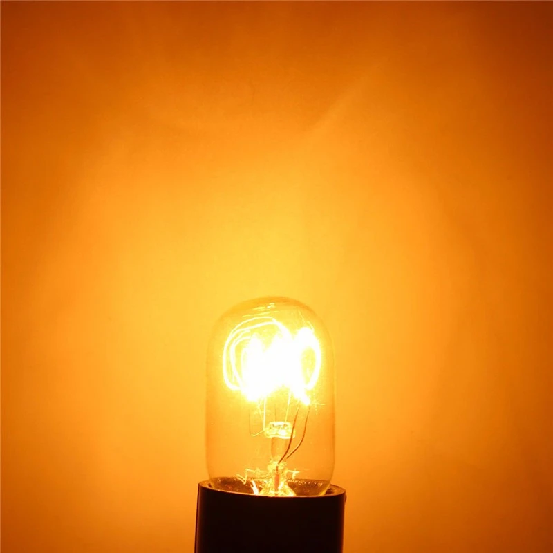 10 шт. 15 Вт/25 Вт лампа Эдисона E14 SES холодильник лампа для холодильника лампа накаливания с вольфрамовой нитью лампы теплый белый Ligthing AC 220-230 В