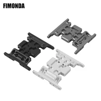 Fimonda Geanodiseerd Aluminium Skid Plate Transmissie Mount Voor 1/10 Rc Crawler SCX10 90022 90028 Upgrade Onderdelen
