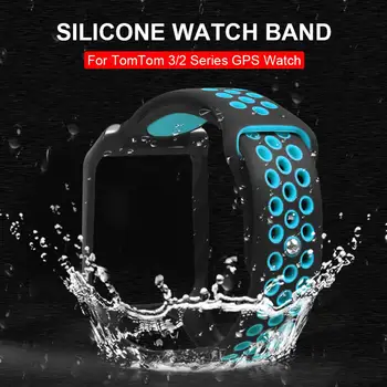

Watch Strap Silicone Watch Replacement Strap For TomTom 2/3 Series Multi-color Specialized Design High-quality Easy To Install