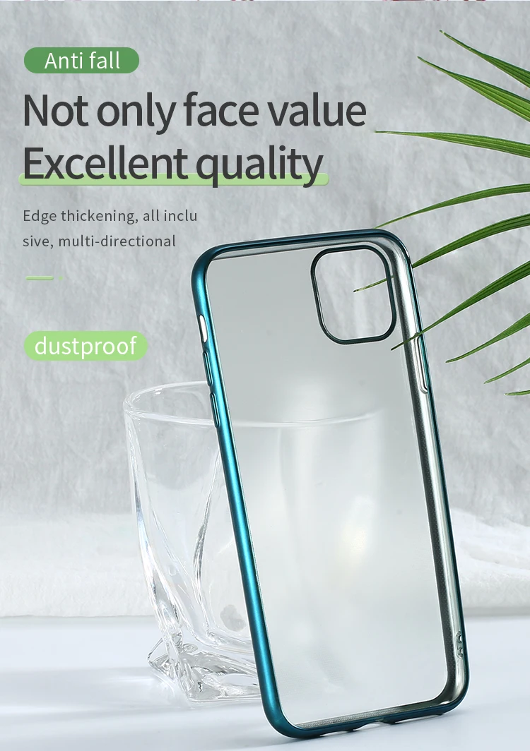 ТПУ силиконовый чехол с покрытием для iPhone 11 11Pro 11Promax для iPhone XSMax XR X 6S 7 8 чехол с 3D лазерным покрытием Прозрачный чехол