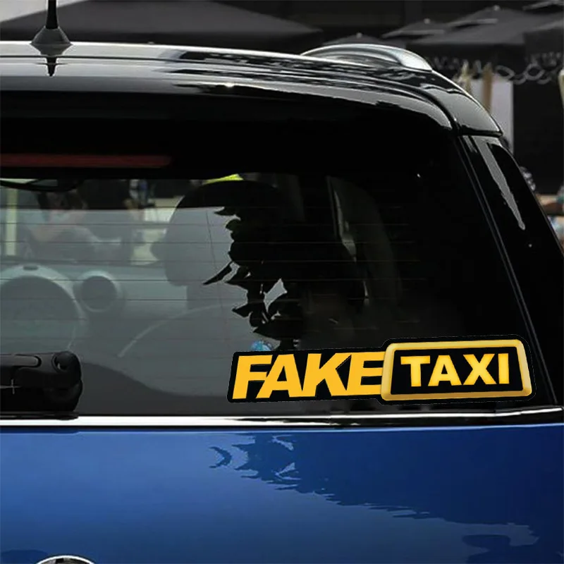 

2 шт. FAKETAXI наклейка на автомобиль украшение для стекла автомобиля наклейки на кузов автомобиля Наклейка для BMW X3 X5 X7 Ford Toyota Jeep honda civic