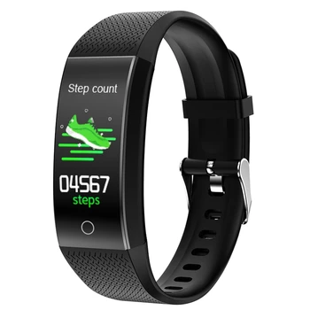 

QW18T Smart Temperature Watch Waterproof Heart Rate Bracelet Sleep Monitor for Huawei Xiaomi iPhone