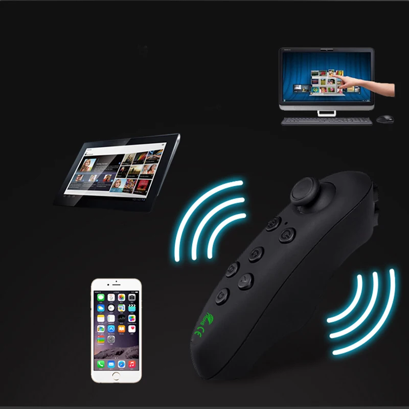 AAAE топ-беспроводной Bluetooth пульт дистанционного управления Vr управление Лер для Android Ios игры 3D очки виртуальной реальности геймпад джойстик