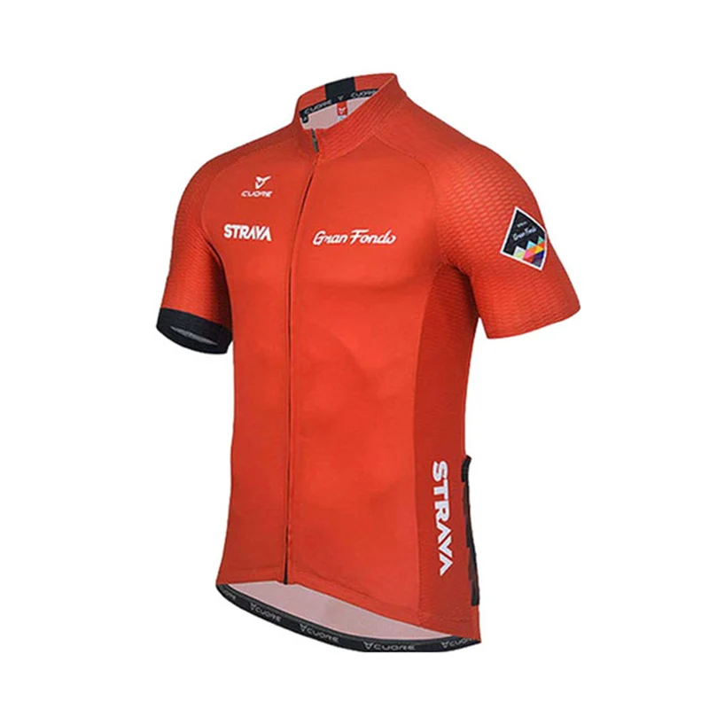 5 Триатлон Ropa Ciclismo Strava Высокое качество Велоспорт Джерси короткий рукав рубашка Летняя мужская MTB гоночный велосипед одежда для велоспорта - Цвет: 5
