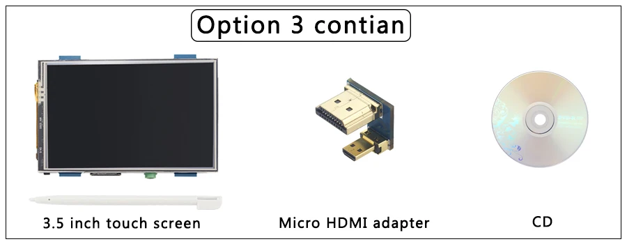 4 дюйма 3,5 дюйма Raspberry Pi 4 сенсорный экран 800x480 ips подсветка Отрегулируйте ЖК-дисплей с аудио для Raspberry Pi 4B/3B+/3B PC