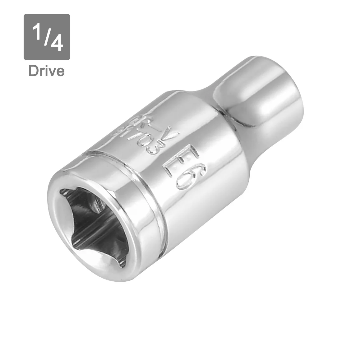 Uxcell 2 шт. 1/4 дюймовый накопитель E6 внешний Torx с постепенным увеличением гнездо, хром-ванадиевая Сталь