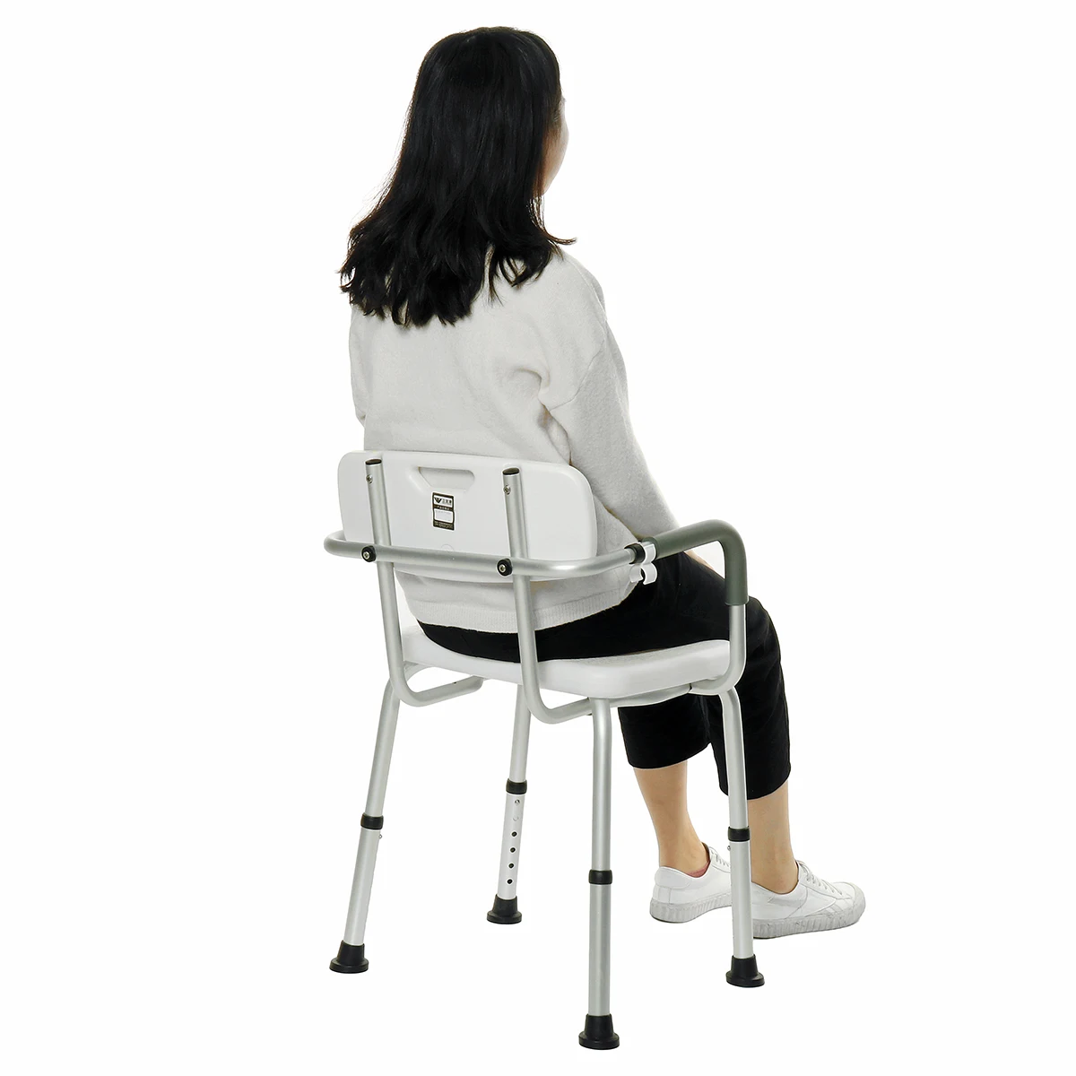 Strong Aluminum Alloy Bath Seat Shower Bath Chair Assembly Kit For Elderly Recovery People Reduced Mobility Prevent Accidents