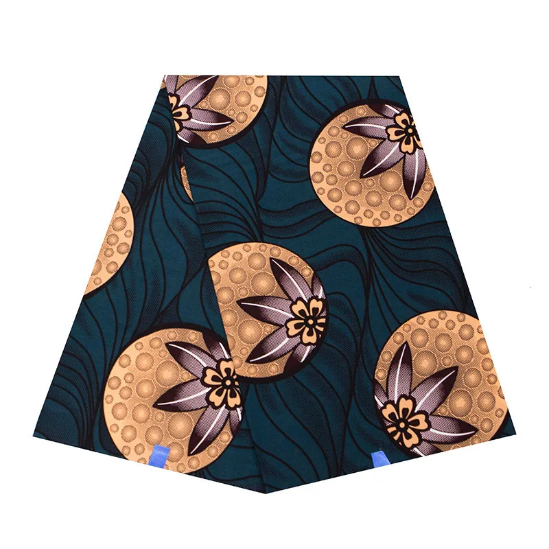 Новинка года; Африканская Хлопковая парафинированная ткань; парадная обувь; сумка; батик; ткань; Анкара; настоящая голландская восковая ткань; 6 ярдов
