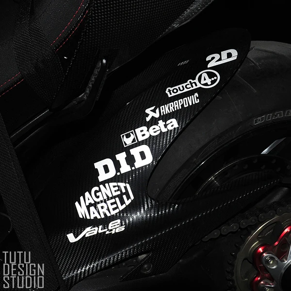 

MOTOGP Racing Sponsor Portfolio Reflective Sticker for Yamaha Ducati