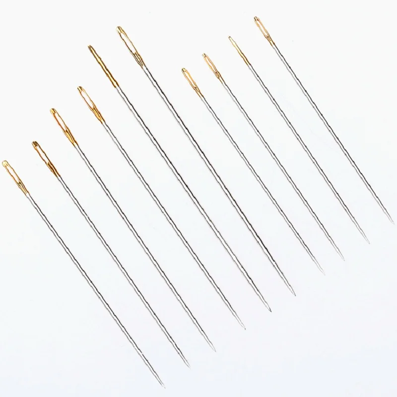 

10Pcs Assorted Sizes Leathercraft Sewing Needles Hand Working Sewing Stitching Repair Home DIY Tool Needles Leather Canvas Craft