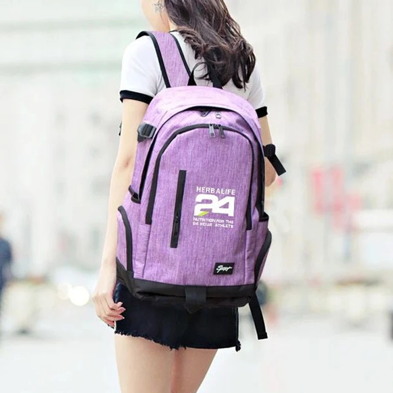 Purple Herbalife 24 часа походный спортивный рюкзак - Цвет: Purple
