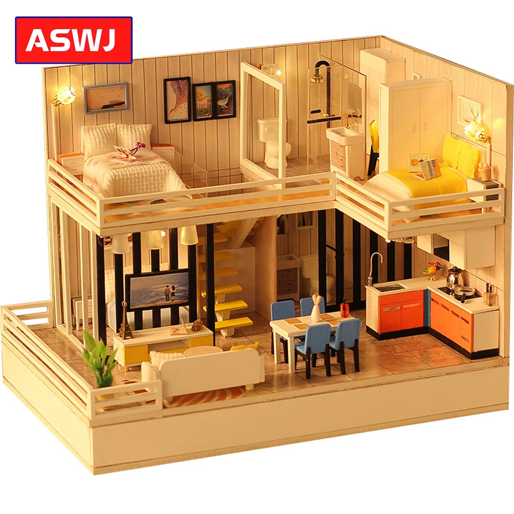 wooden doll house kits