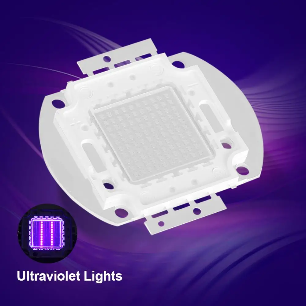 

50W UV LED Ultraviolet Lamp Bulbs Chips Light 395-400Nm LED Ultraviolet Lights for Scanning Printer ultraviolet led Hot Sale