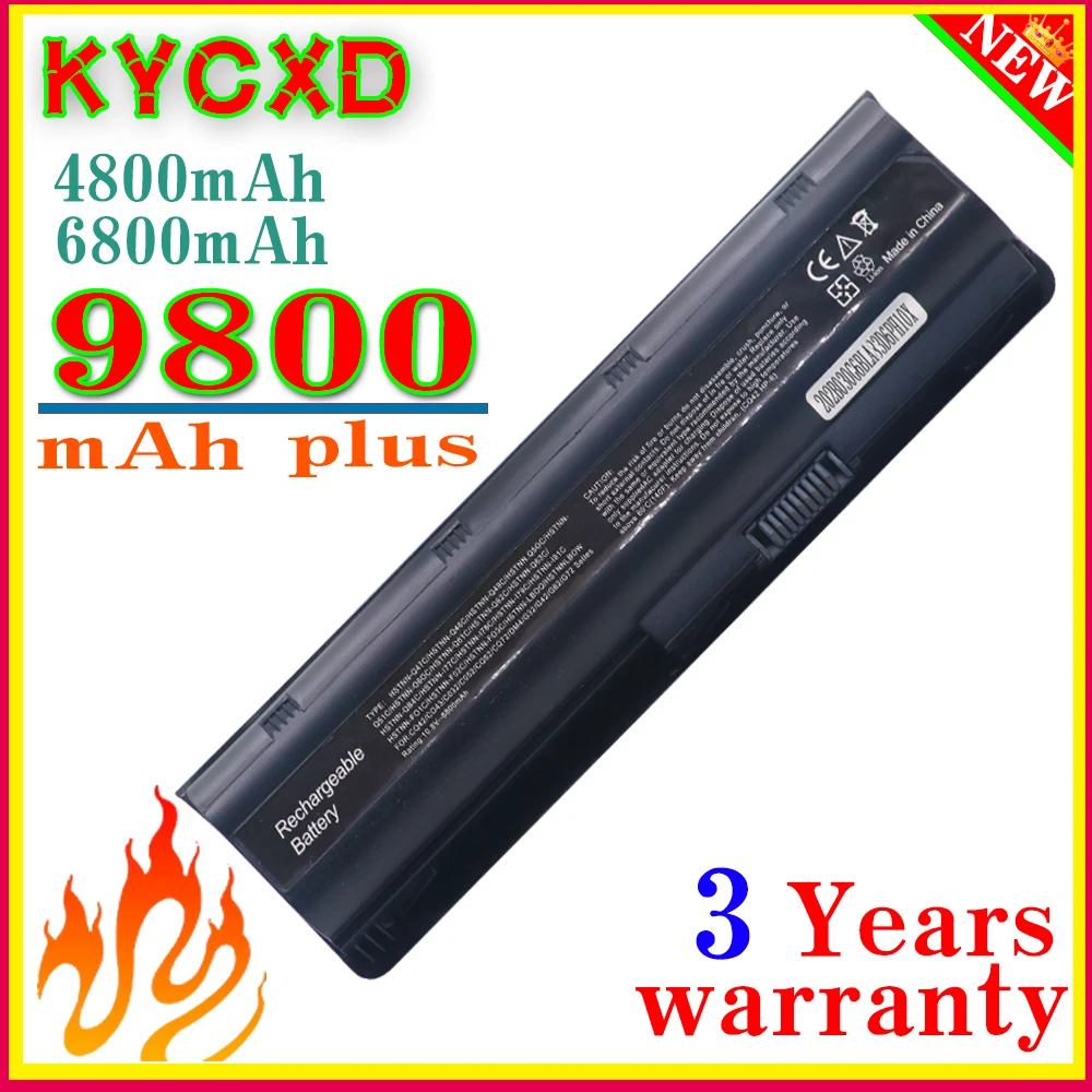 Аккумулятор KYCXD 6CELLS для HP Pavilion DM4 DM4T DV3 Dv7-2100 G4 G6 G7 G62 G62T G72 MU06 HSTNN-UBOW Presario CQ42 CQ56 CQ62 |