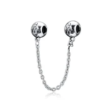 CKK подвеска Стерлинговое Серебро 925 амулеты оригинальные Фэнтези Замок шарики на страховочной цепочке Подходит Pandora браслет ювелирные изделия изготовление kralen