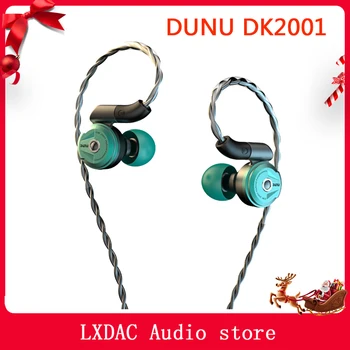 

DUNU DK2001 HiFi Audio 3BA+1DD Hybrid Drivers In-ear Earphone IEM with Catch-Hold MMCX Connector OCC copper Litz cable DK 2001