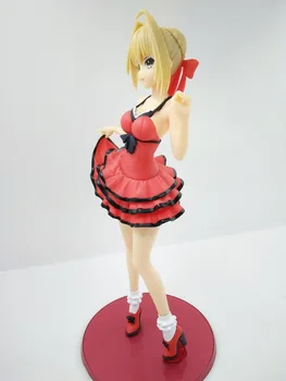 

Fate/EXTRA CCC Servant Saber Nero Action Figure Red Saber Doll PVC ACGN figure Garage Kit Toy Brinquedos Anime 25CM