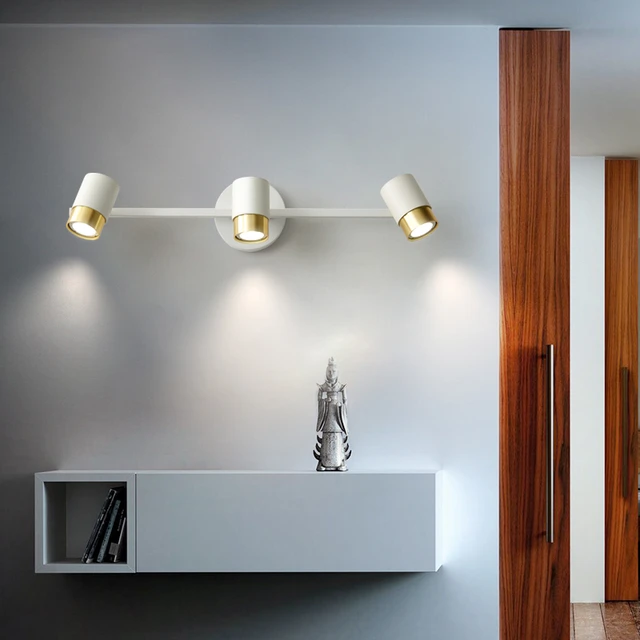Lampade da parete moderne semplici lampade da comodino per camera da letto  soggiorno applique studio creativo lampada da lettura a led illuminazione  per negozio - AliExpress