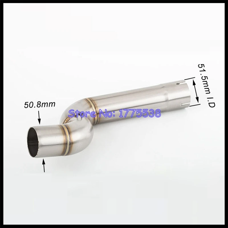 For BMW F900R F900XR 2020-2023 Motorcycle Exhaust Muffler Escape Moto Middle Link Pipe with Real Carbon Fiber End Tip DB Killer - Image 2