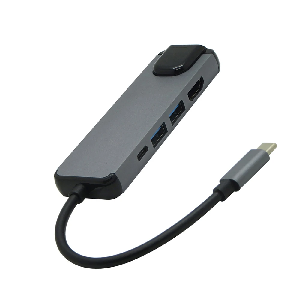 8 в 1 usb type C к HDMI VGA Ethernet Lan RJ45 адаптер для Macbook Air Pro USB-C USB кардридер USB 3,0 порт